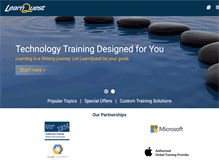 Tablet Screenshot of learnquest.com